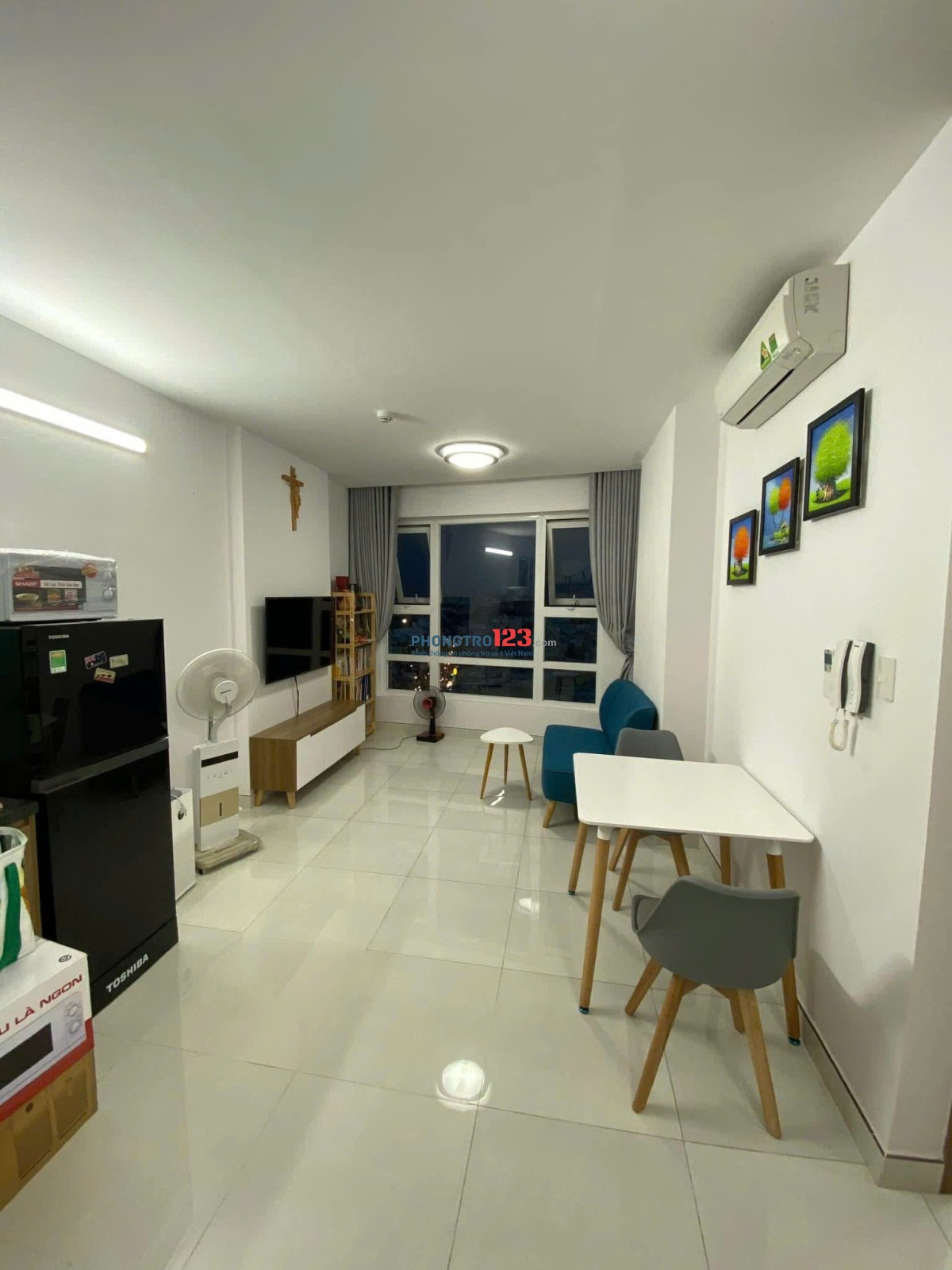 Chung cư Ruby Garden, Nguyễn Sỹ Sách, P15, TB, 90m2, 2PN, Nội thất, 10tr/th.
