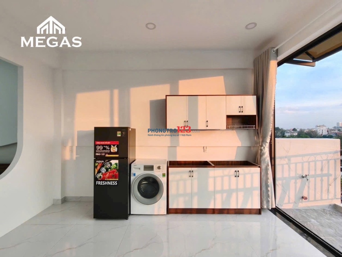 Cho Thuê Căn Hộ 1PN Ban Công, Tách Bếp – Full Nội Thất Cao Cấp – View Sân Bay – Gần Etown & Ga T3