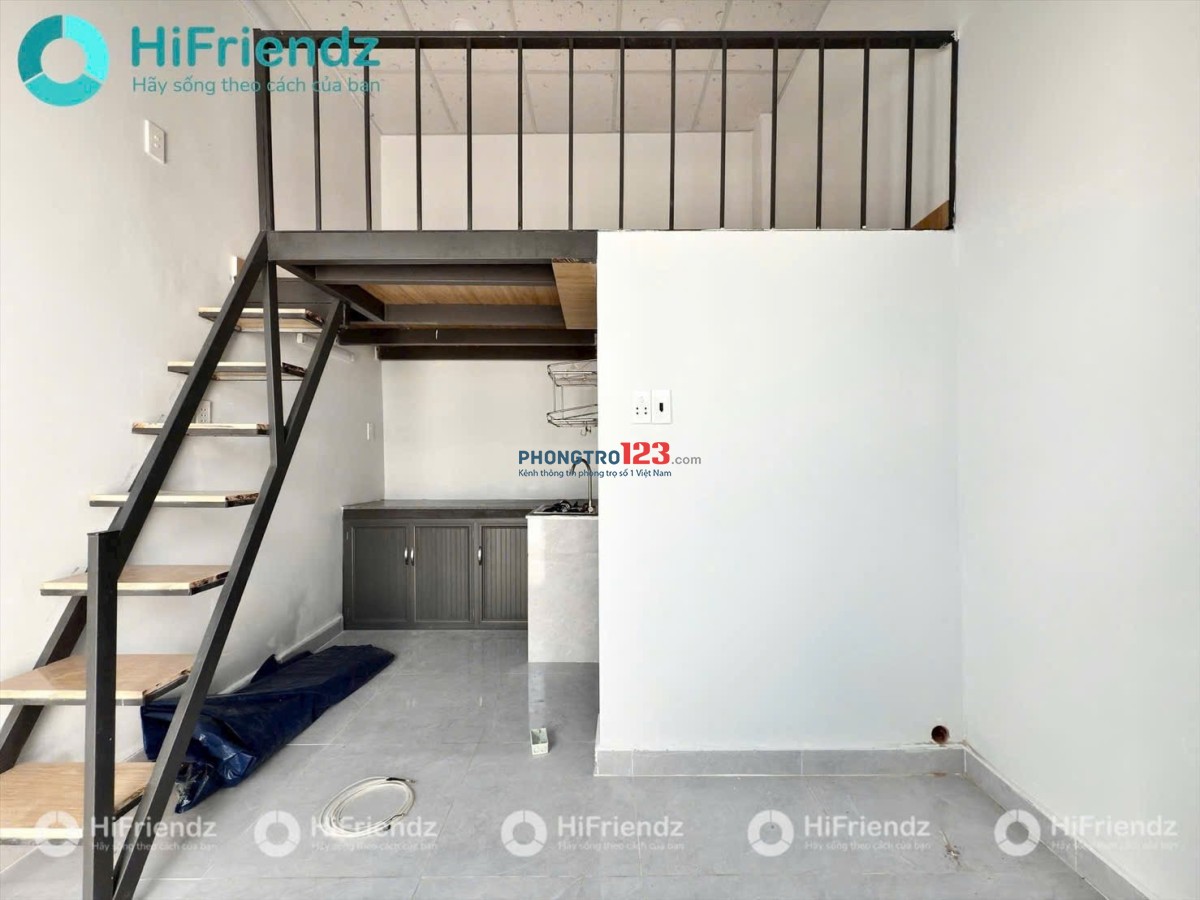 Cho thuê phòng có gác cửa sổ thoáng mát mới xây xong ngay Aeon Tân Phú