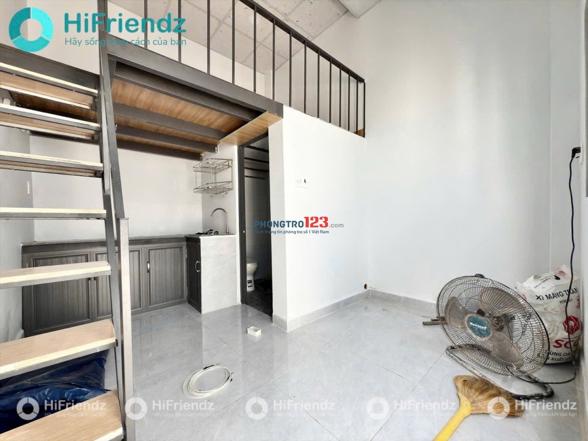 Cho thuê phòng có gác cửa sổ thoáng mát mới xây xong ngay Aeon Tân Phú