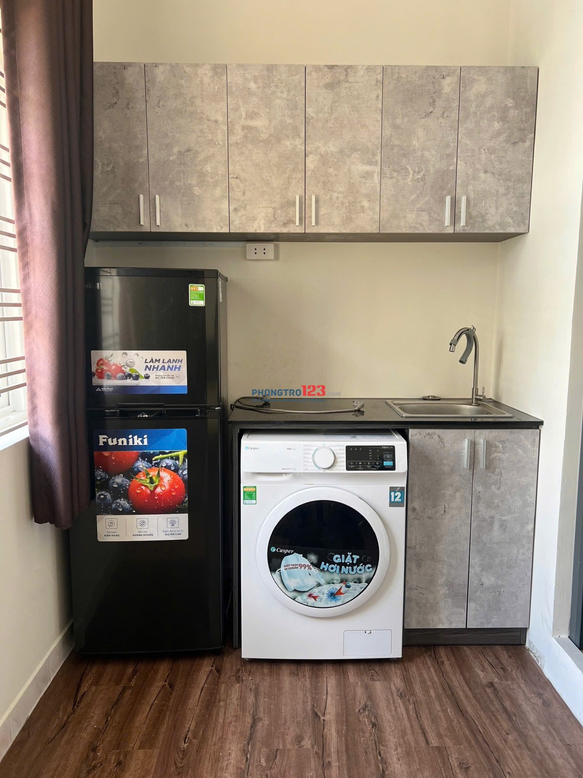 CHO THUÊ CĂN HỘ STUDIO FULL NỘI THẤT - MÁY GIẶT RIÊNG - TÂN BÌNH