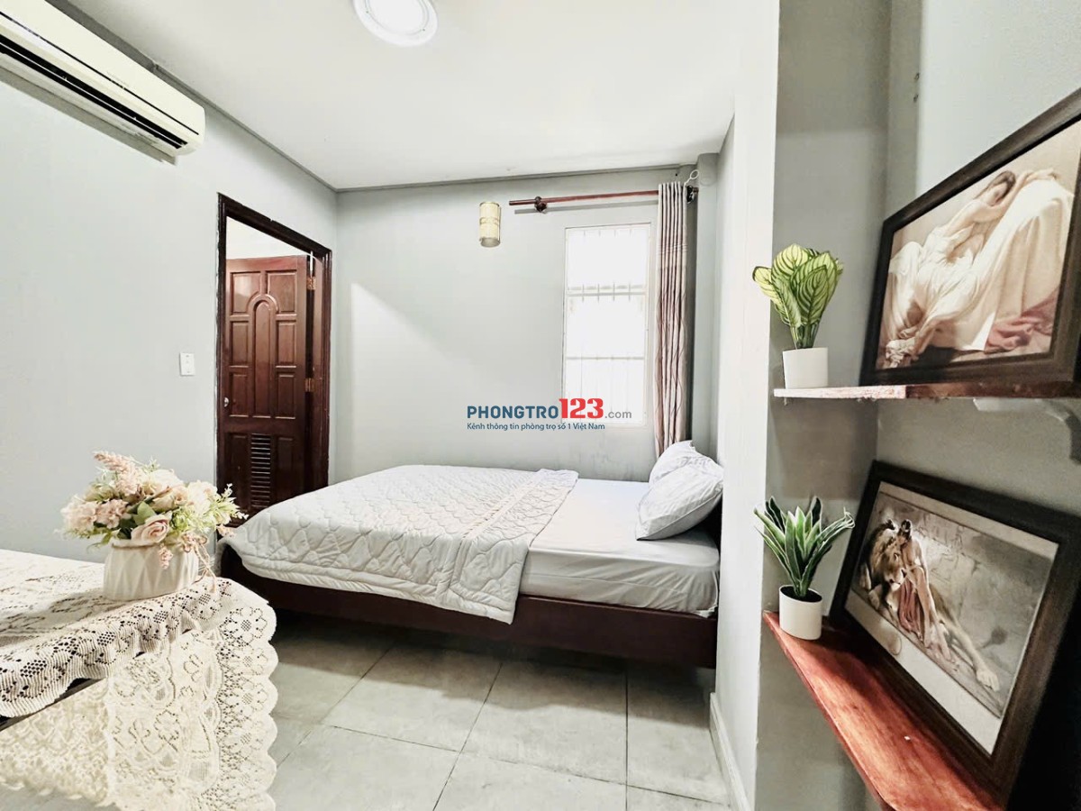 Phòng cho thuê Full tiện nghi-Thoáng Mát-Gần bãi sau