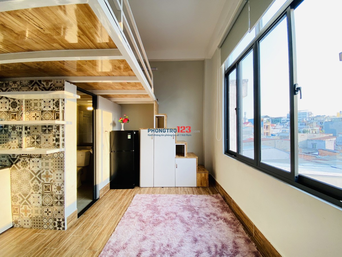 HOT!!! GÁC LỬNG CỬA SỔ TRỜI NEW NGAY HỌC VIỆN CÁN BỘ