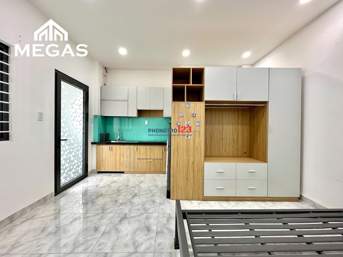 CHO THUÊ PHÒNG MỚI XÂY FULL NỘI THẤT - CỬA SỔ TRỜI NGAY TÔ KÝ - CVPM QUANG TRUNG