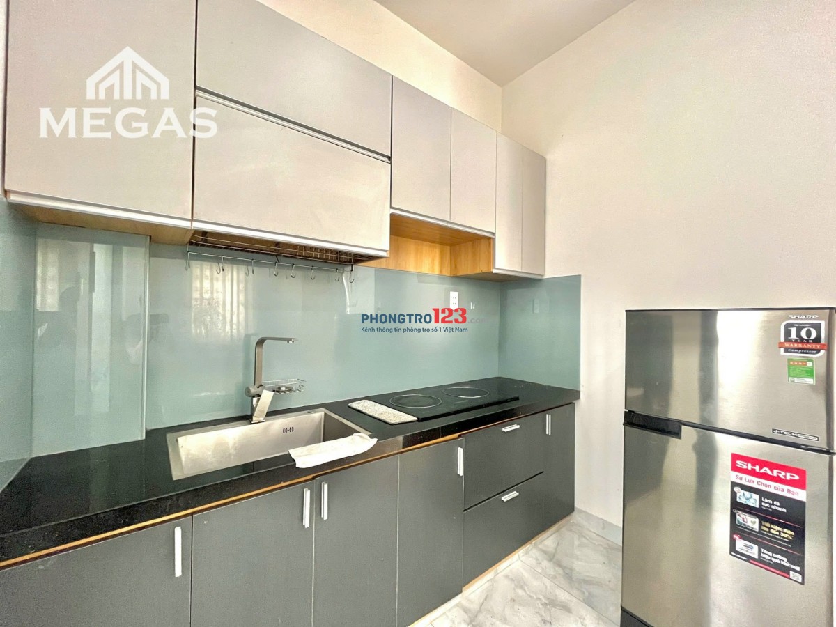 CHO THUÊ PHÒNG MỚI XÂY FULL NỘI THẤT - CỬA SỔ TRỜI NGAY TÔ KÝ - CVPM QUANG TRUNG