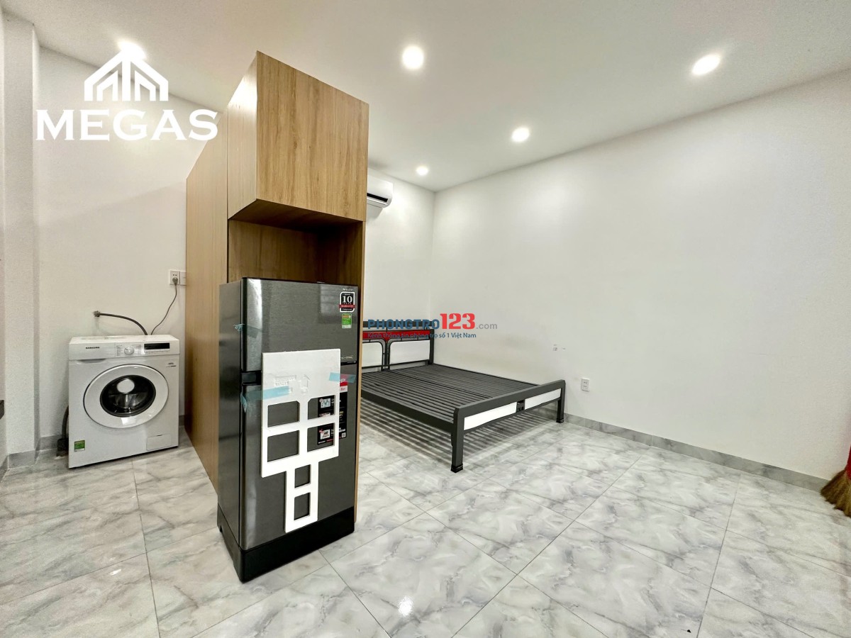 CHO THUÊ PHÒNG MỚI XÂY FULL NỘI THẤT - CỬA SỔ TRỜI NGAY TÔ KÝ - CVPM QUANG TRUNG