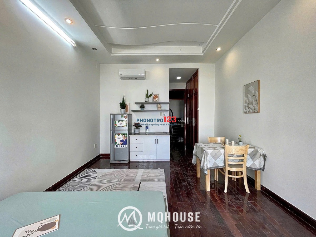 CHO THUÊ TRỌ GẦN CHỢ BÀ CHIỂU 30m2 FULL NỘI THẤT BAN CÔNG THOÁNG SÁNG - HOÀNG HOA THÁM BÌNH THẠNH