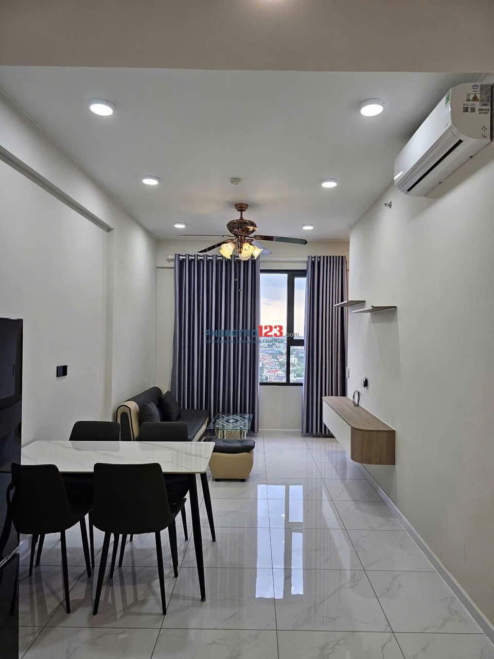 Chung cư Botanica, Hồng Hà, TB: 11tr5/th, full nội thất, 1pn, 50m2