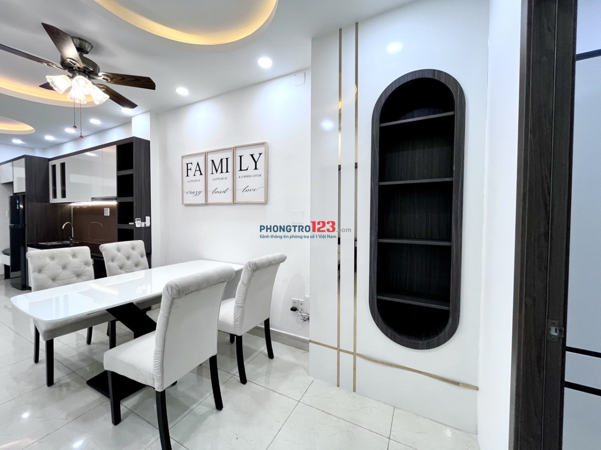 Cho Thuê Căn Hộ Cao Cấp 1PN, Ban Công – Full Nội Thất, Thang Máy Trung Tâm Quận Tân Bình