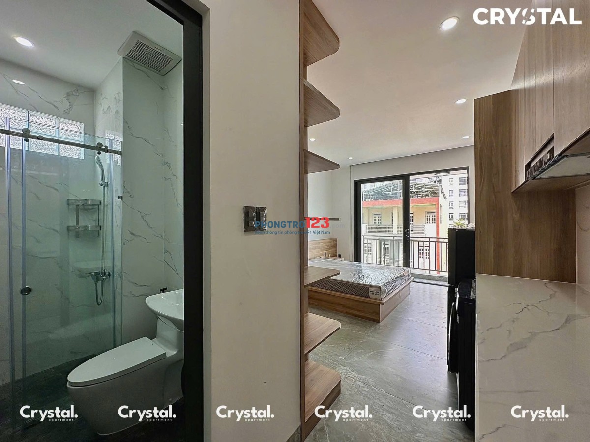 CĂN HỘ HIỆN ĐẠI FULL NỘI THẤT – MÁY GIẶT RIÊNG – BAN CÔNG THOÁNG SÁNG – TRUNG TÂM TÂN BÌNH