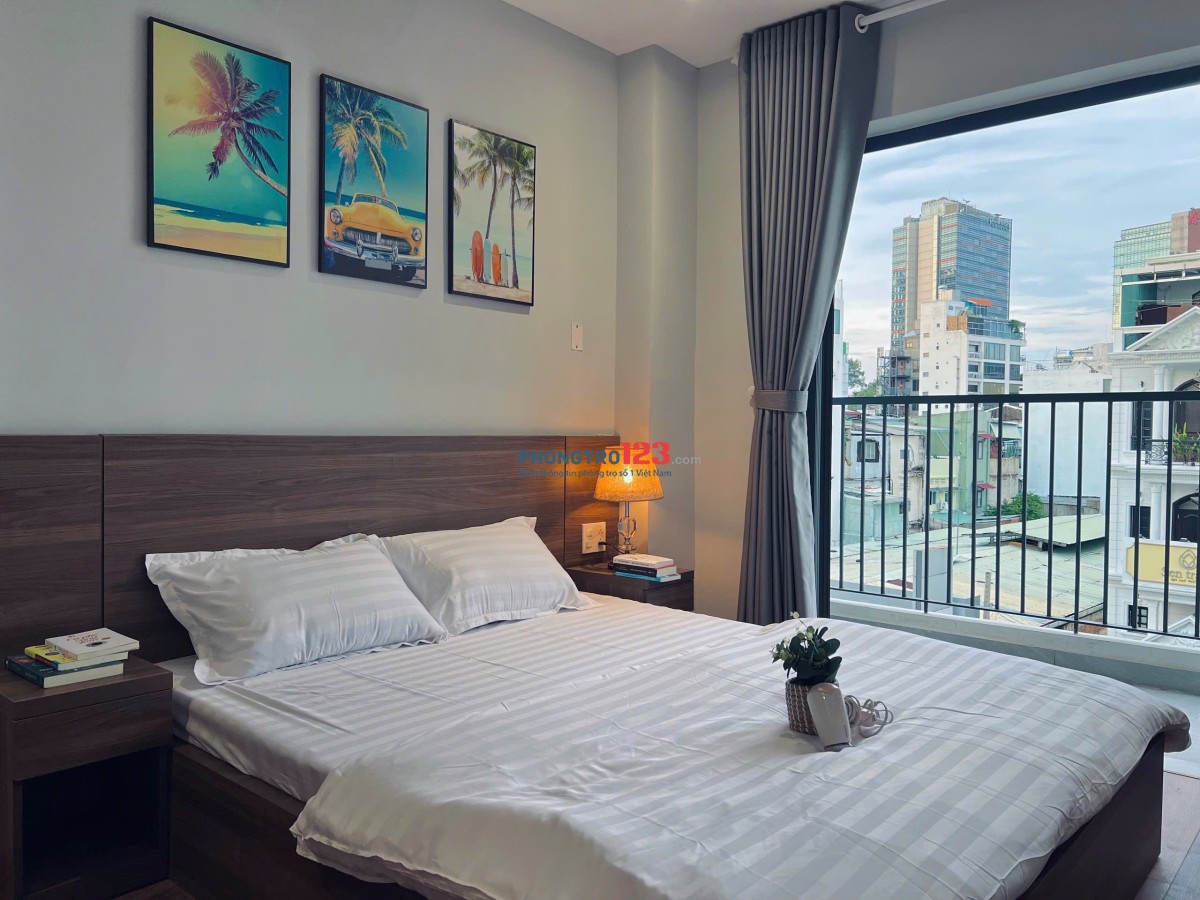 Cho Thuê Căn Hộ Cao Cấp 1PN, Ban Công – Full Nội Thất, Thang Máy Trung Tâm Quận Tân Bình