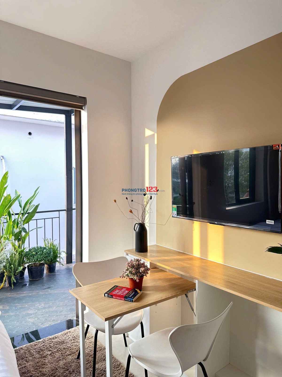 Cho Thuê Căn Hộ 1PN Full Nội Thất, Ban Công – Thang Máy Trung Tâm Tân Bình