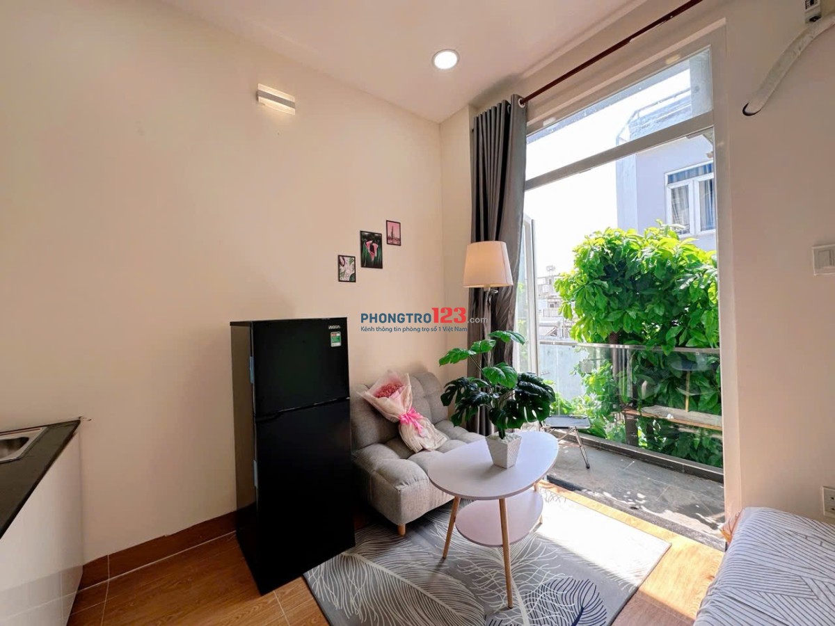 CHO THUÊ CHDV 40m2 FULL NỘI THẤT BAN CÔNG ỞĐƯỜNG THIÊN HỘ DƯƠNG Q. GÒ VẤP