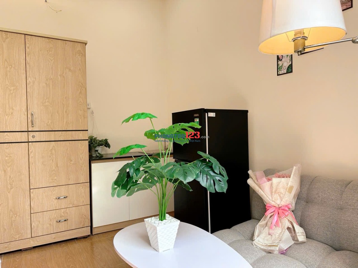 CHO THUÊ CHDV 40m2 FULL NỘI THẤT BAN CÔNG ỞĐƯỜNG THIÊN HỘ DƯƠNG Q. GÒ VẤP