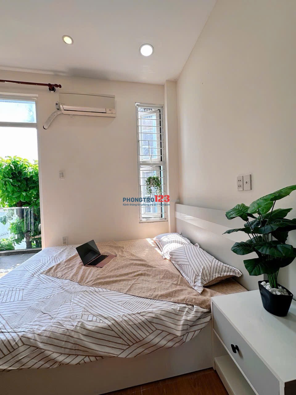 CHO THUÊ CHDV 40m2 FULL NỘI THẤT BAN CÔNG ỞĐƯỜNG THIÊN HỘ DƯƠNG Q. GÒ VẤP