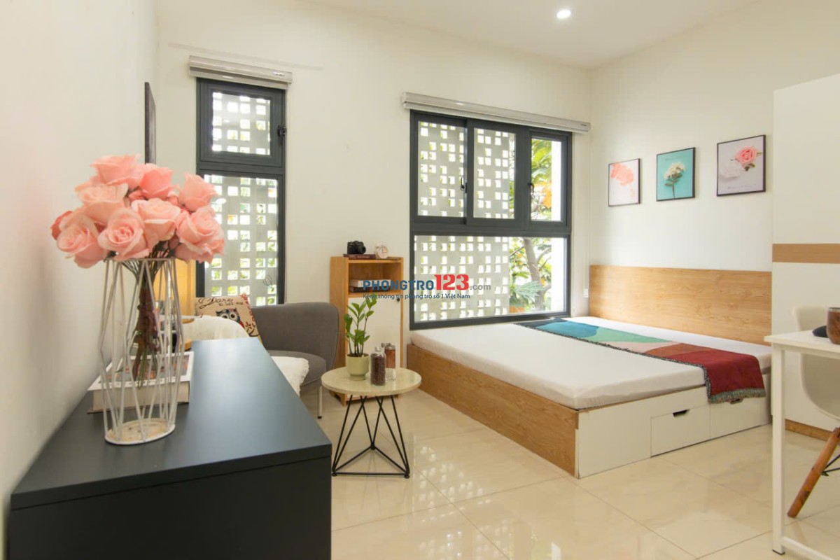 TRỌ BÌNH THẠNH STUDIO 30m2 GẦN CHỢ BÀ CHIỂU Q1,Q3 CỬA SỔ ĐÓN NẮNG VŨ HUY TẤN BÌNH THẠNH