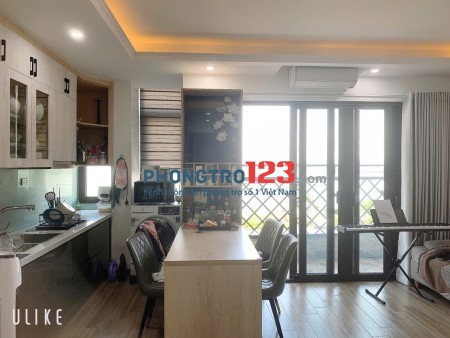 Cho thuê CHDV full đồ mới tại Phố Trích Sài, Bưởi, Tây Hồ. Ban công view toàn hồ. Chỉ 6tr