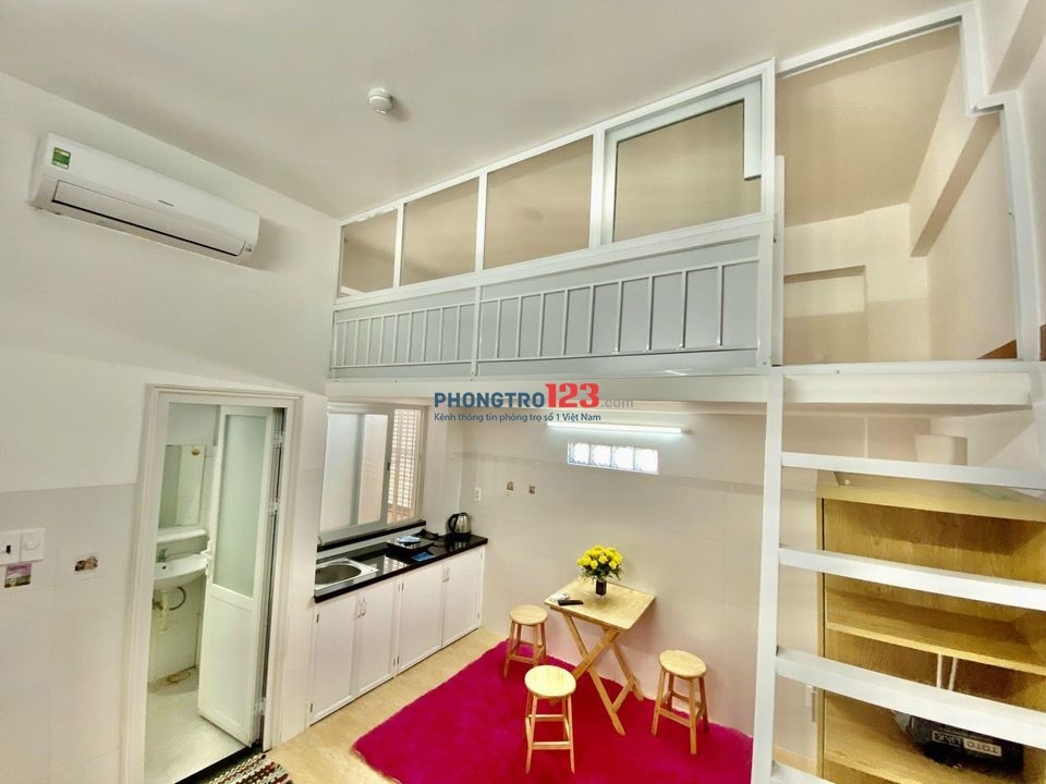 PHÒNG CÓ GÁC DẠNG STUDIO ÁNH SÁNG MẶT TRỜI 30M2 - QUẬN BÌNH THẠNH