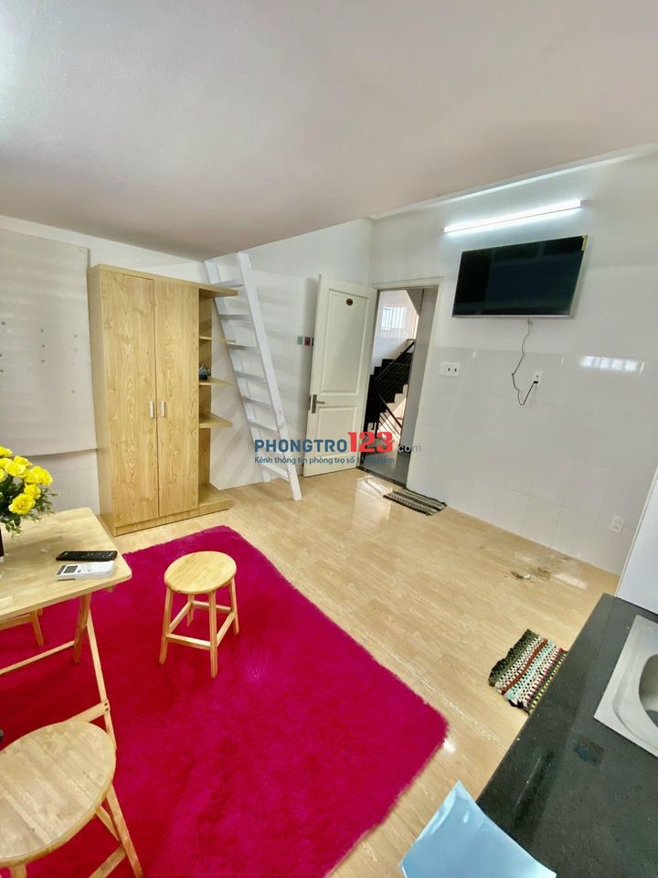 PHÒNG CÓ GÁC DẠNG STUDIO ÁNH SÁNG MẶT TRỜI 30M2 - QUẬN BÌNH THẠNH