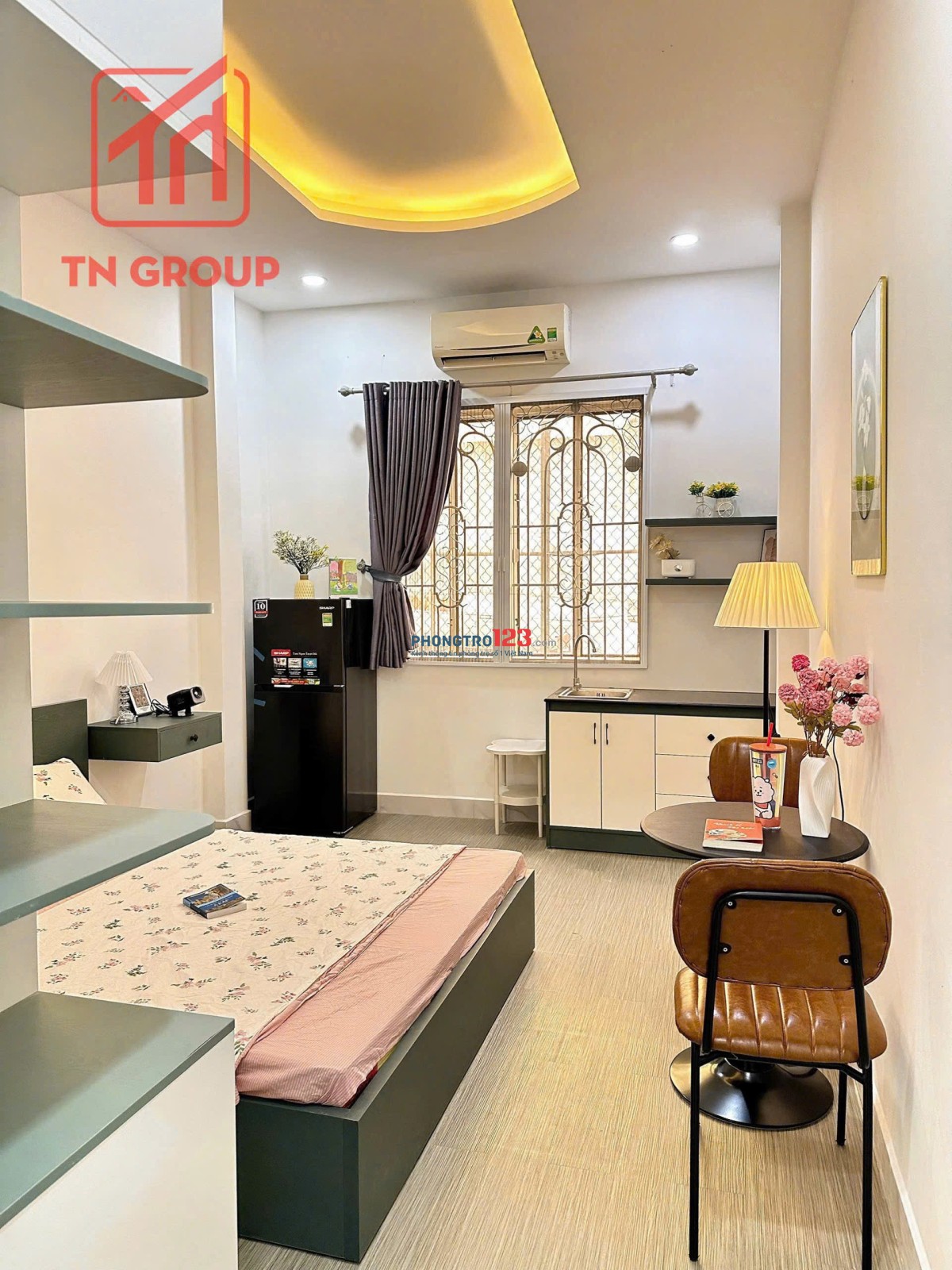 Thuê ngay Phòng Bình Thạnh, Cửa sổ thoáng Full nội thất gần ngã Tư Hàng Xanh, tiện đi Q1, Q3