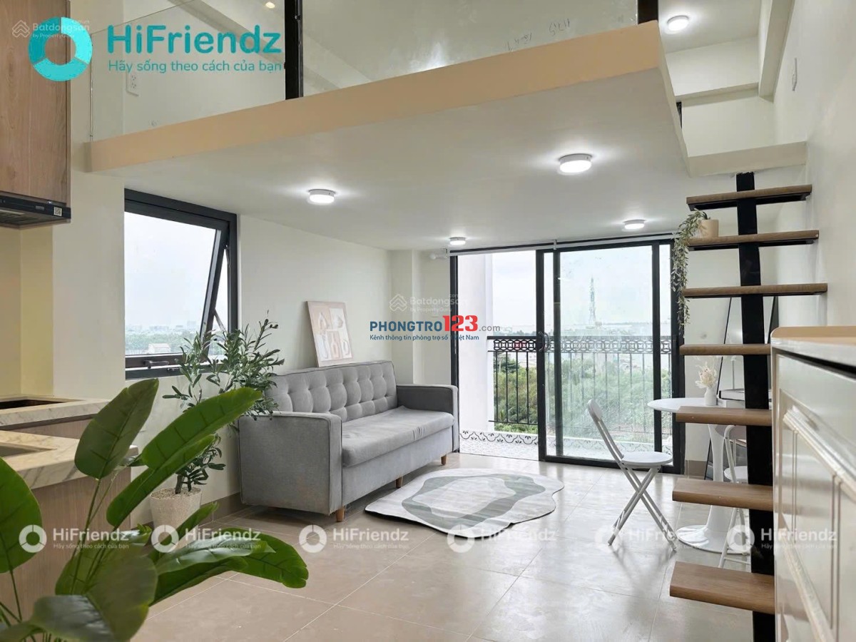 Cho thuê Căn hộ Duplex full nội thất – Ban công rộng thoáng mát – Máy giặt riêng – Gần Aeon Mall