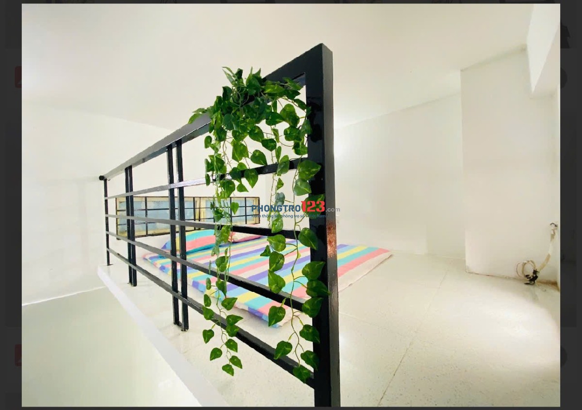 Cho thuê phòng có gác 30m2 ngay công viên Gia Định