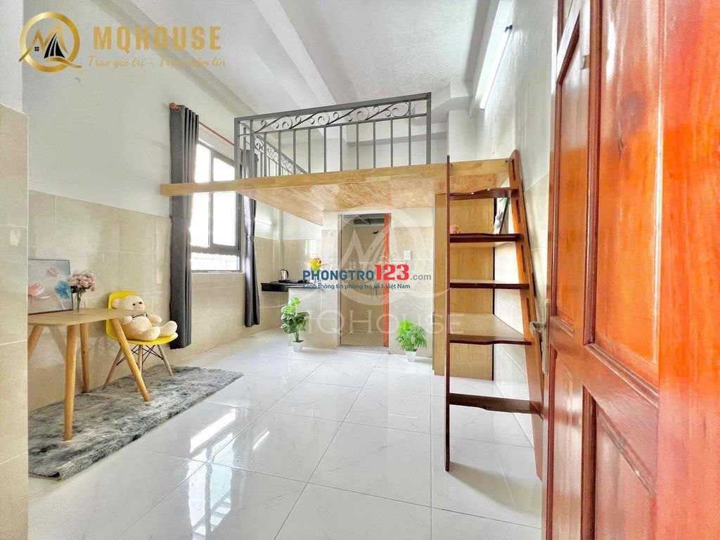 CHO THUÊ PHÒNG CÓ GÁC CAO – CỬA SỔ TRỜI SIÊU TO - THANG MÁY-TRỐNG SẴN.