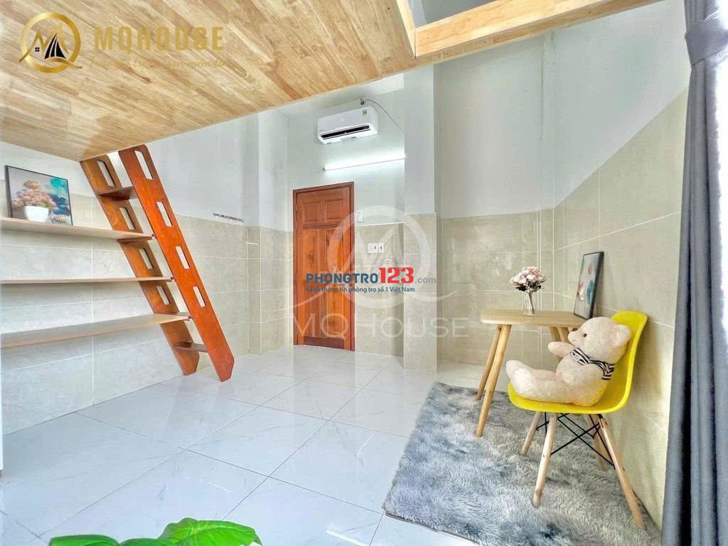 CHO THUÊ PHÒNG CÓ GÁC CAO – CỬA SỔ TRỜI SIÊU TO - THANG MÁY-TRỐNG SẴN.