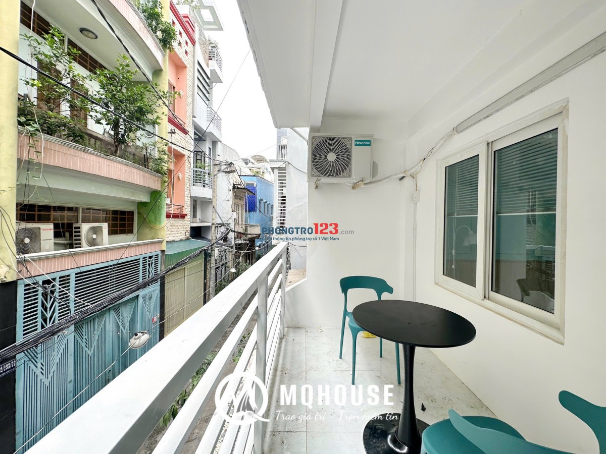 CHO THUÊ PHÒNG BAN CÔNG THOÁNG , 39m2 , GIÁ TỐT - ĐƯỜNG CAO THẮNG NGAY CHUNG CƯ HÀ ĐÔ QUẬN 3