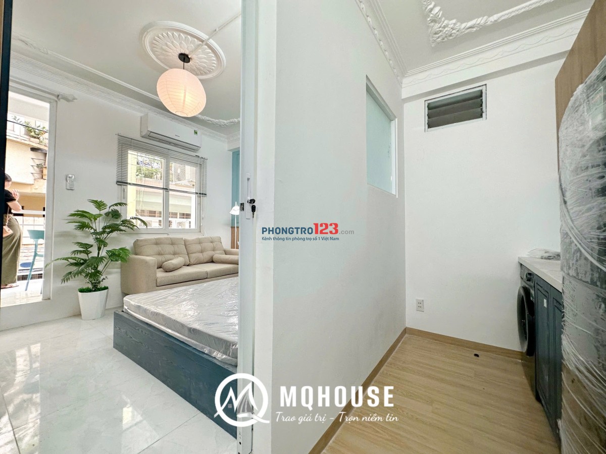 CHO THUÊ PHÒNG BAN CÔNG THOÁNG , 39m2 , GIÁ TỐT - ĐƯỜNG CAO THẮNG NGAY CHUNG CƯ HÀ ĐÔ QUẬN 3