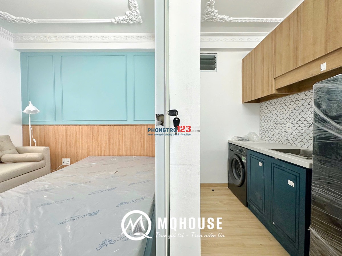 CHO THUÊ PHÒNG BAN CÔNG THOÁNG , 39m2 , GIÁ TỐT - ĐƯỜNG CAO THẮNG NGAY CHUNG CƯ HÀ ĐÔ QUẬN 3