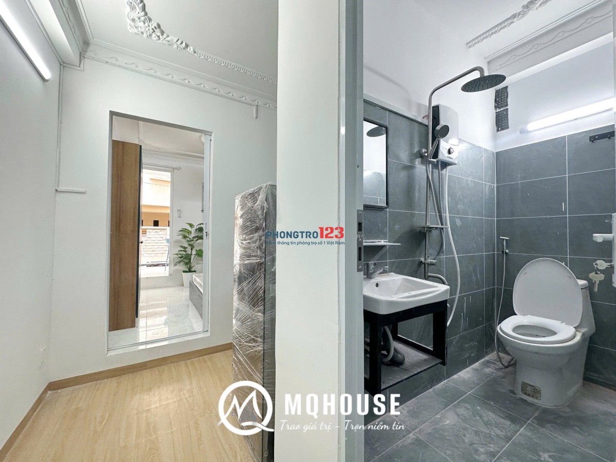 CHO THUÊ PHÒNG BAN CÔNG THOÁNG , 39m2 , GIÁ TỐT - ĐƯỜNG CAO THẮNG NGAY CHUNG CƯ HÀ ĐÔ QUẬN 3