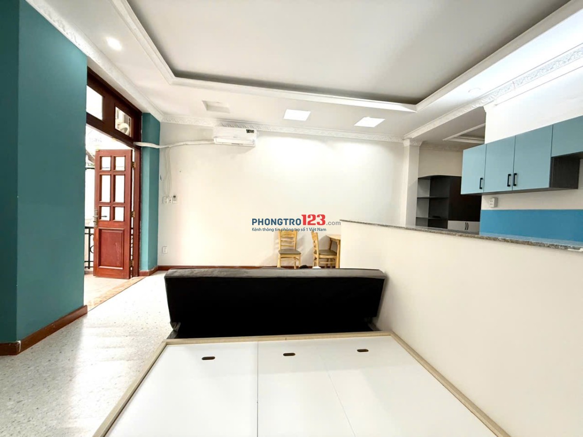 Căn hộ studio ban công full nội thất gần cv hoàng văn thụ sân bay tân sơn nhất quận tân bình