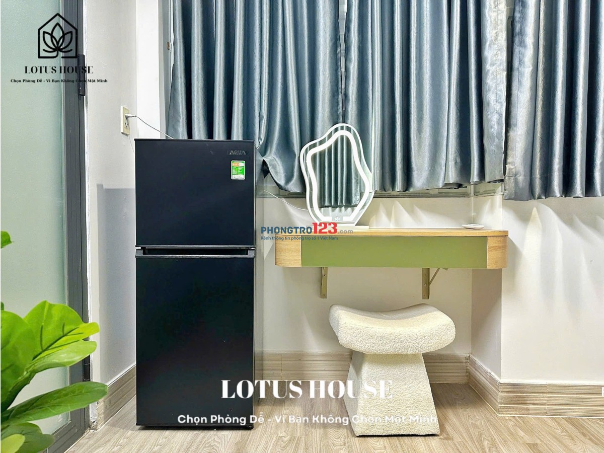 PHÒNG CHO THUÊ FULL NỘI THẤT 50m2 – BAN CÔNG TO NGUYỄN THỊ NHỎ – TÂN BÌNH SÁT BÊN VĂN HIẾN