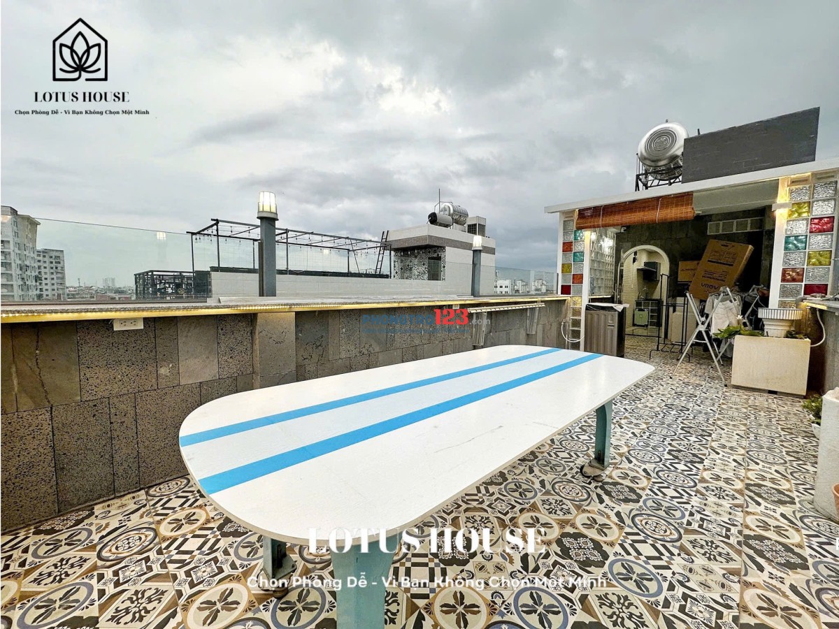 PHÒNG CHO THUÊ FULL NỘI THẤT 50m2 – BAN CÔNG TO NGUYỄN THỊ NHỎ – TÂN BÌNH SÁT BÊN VĂN HIẾN