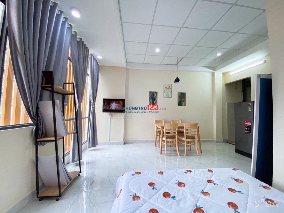 CĂN HỘ STUDIO RỘNG FULL NỘI THẤT GẦN LANDMARK, NGÃ TƯ HÀNG XANH