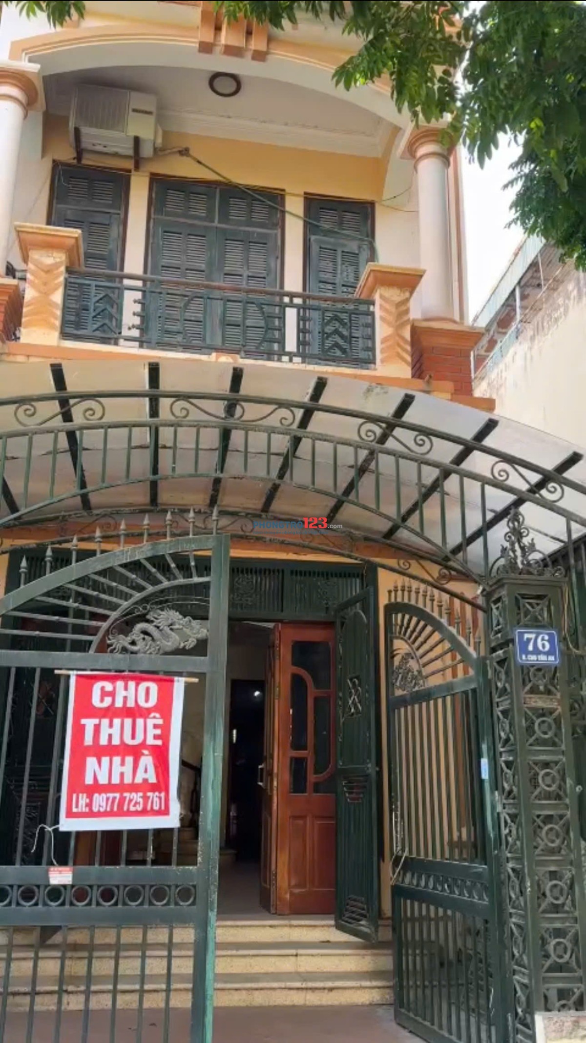 CHÍNH CHỦ CHO THUÊ NHÀ 3 TẦNG, 2 MẶT ĐƯỜNG CHU VĂN AN – VĨNH YÊN – VĨNH PHÚC