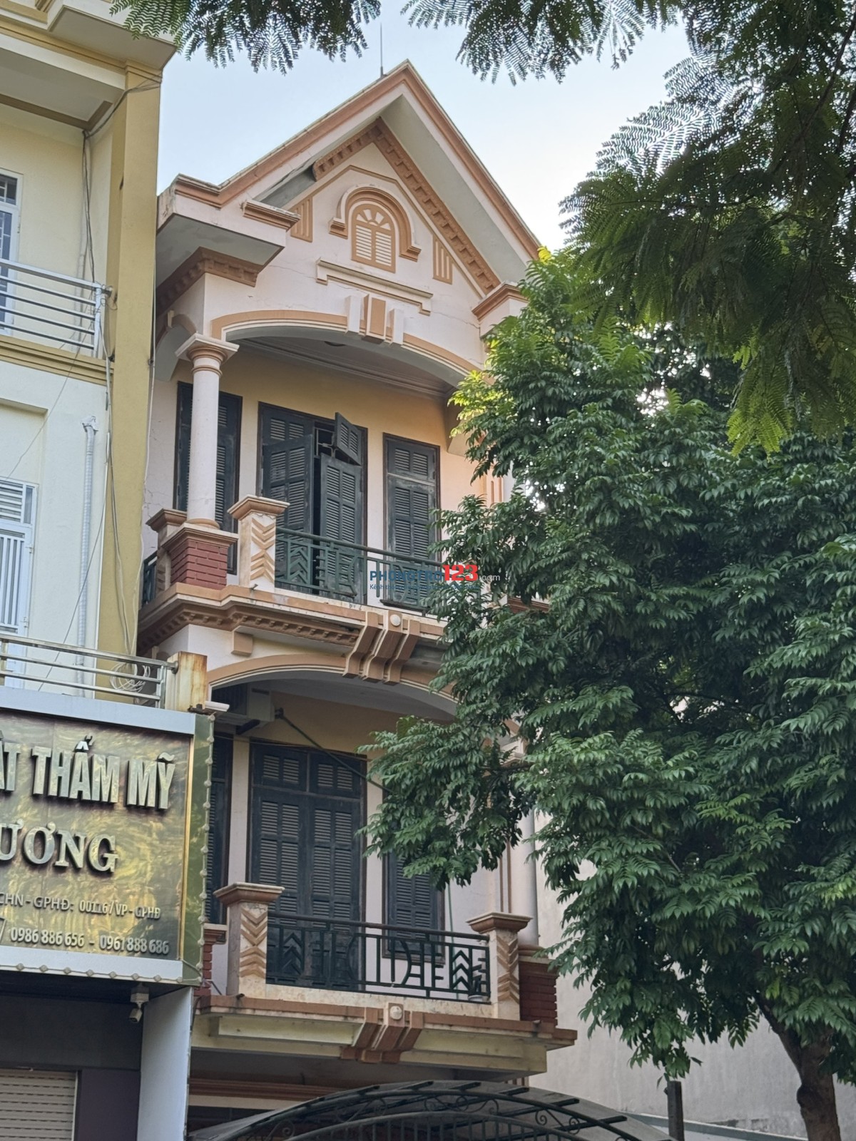 CHÍNH CHỦ CHO THUÊ NHÀ 3 TẦNG, 2 MẶT ĐƯỜNG CHU VĂN AN – VĨNH YÊN – VĨNH PHÚC