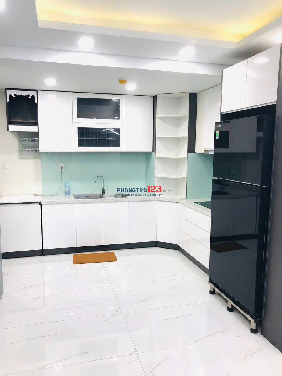 Chung cư Newton, Trương Quốc Dung, PN: 85m2, 2p ngủ, nhà mới, 19triệu