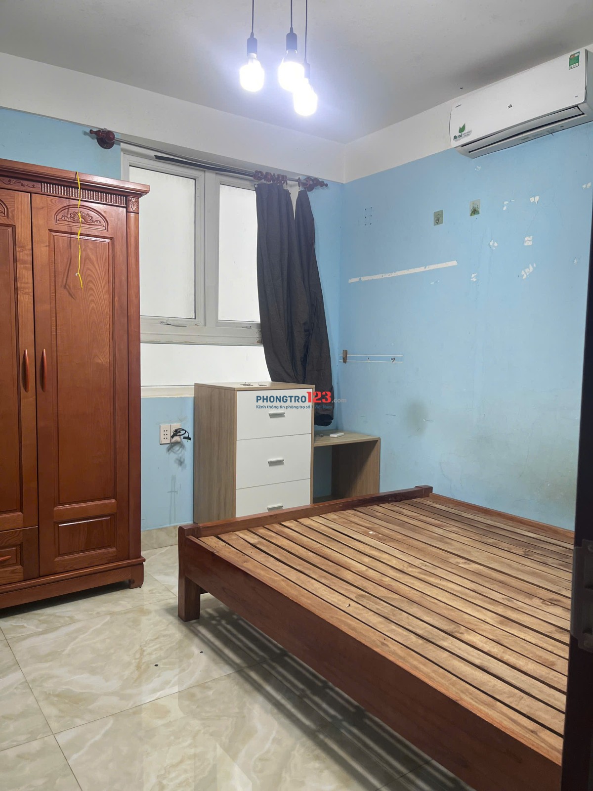 Cho thuê căn hộ Mỹ Phúc diện tích 66m, 2pn, 1wc nhà full nội thất, giá thuê 6,5tr