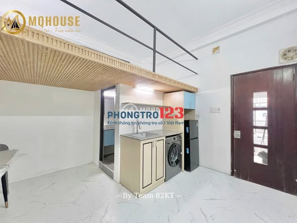 Phòng Trọ Gác Cao Gần Q1, Q2 ngay Ngã Tư Hàng Xanh có Máy Giặt Riêng Full NT 30m2 ở Nguyễn Gia Trí