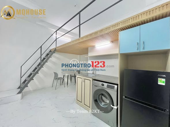 Phòng Trọ Gác Cao Gần Q1, Q2 ngay Ngã Tư Hàng Xanh có Máy Giặt Riêng Full NT 30m2 ở Nguyễn Gia Trí