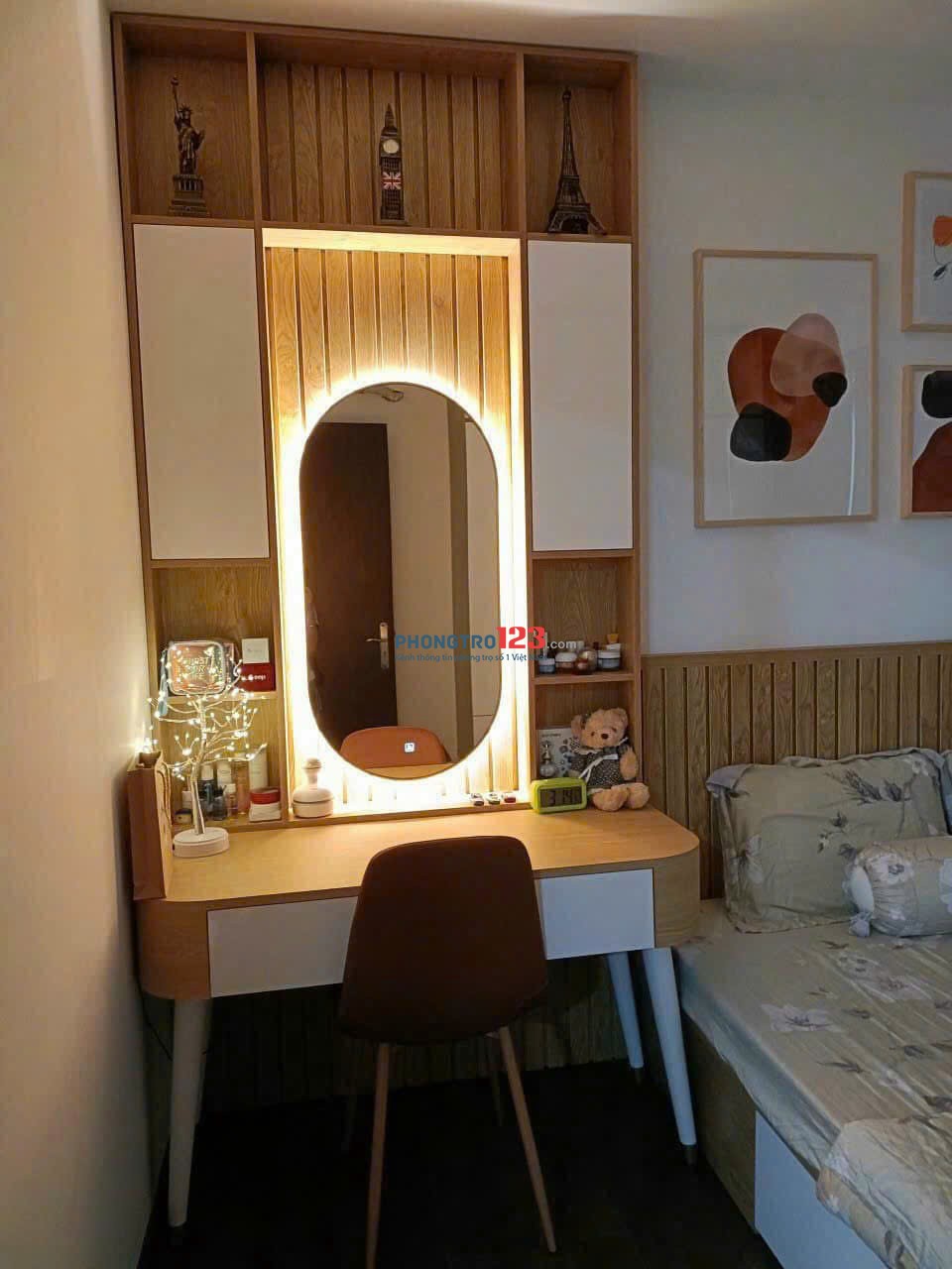 Carillon 1, Hoàng Hoa Thám, P13, TB, 50m2, 1PN, 1WC, 10tr5/th, NThat.