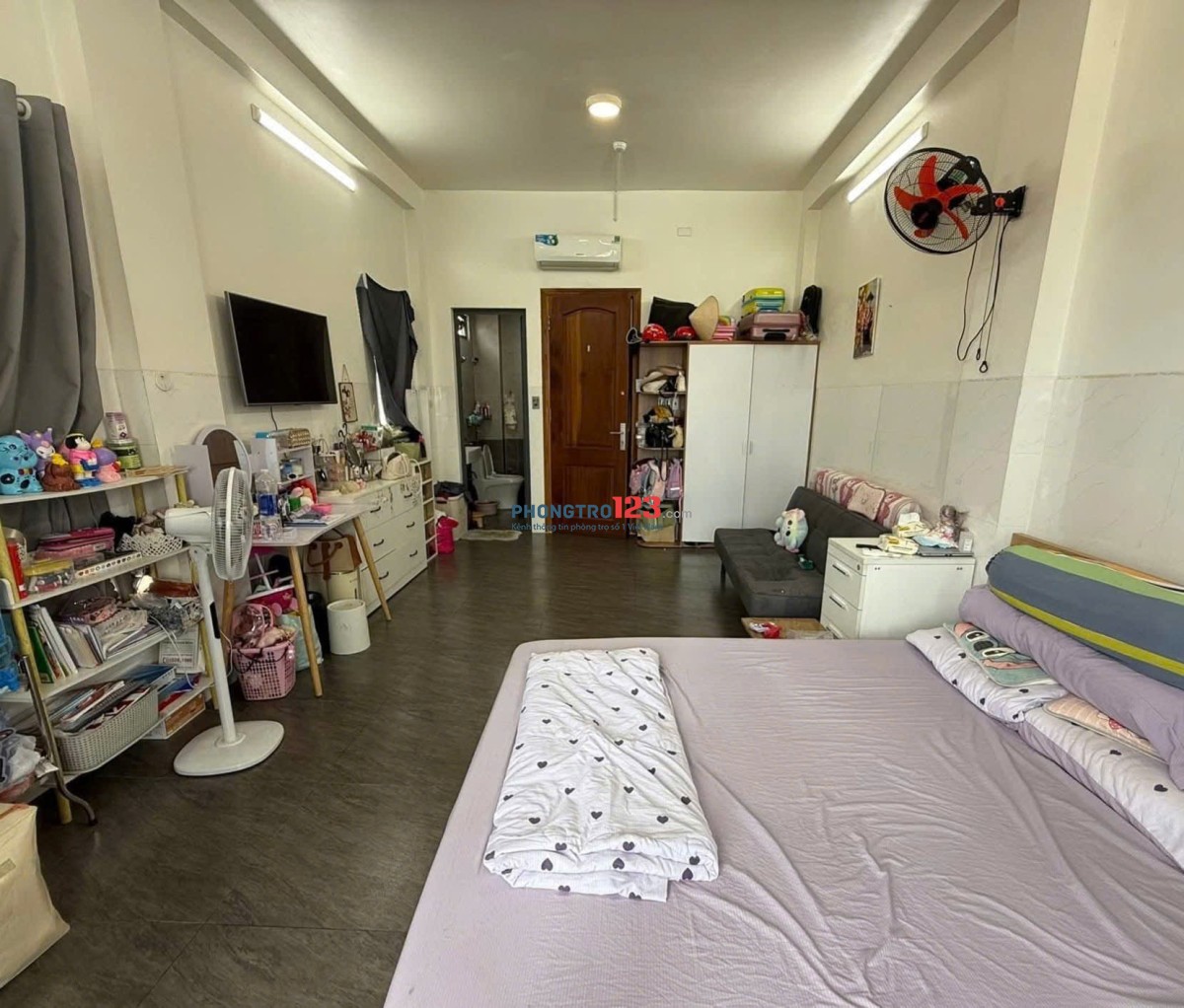 Chung cư Thế Kỉ 2, Ung Văn Khiêm, BT: 40m2, 1p ngủ, Nội thất, 6tr7/th