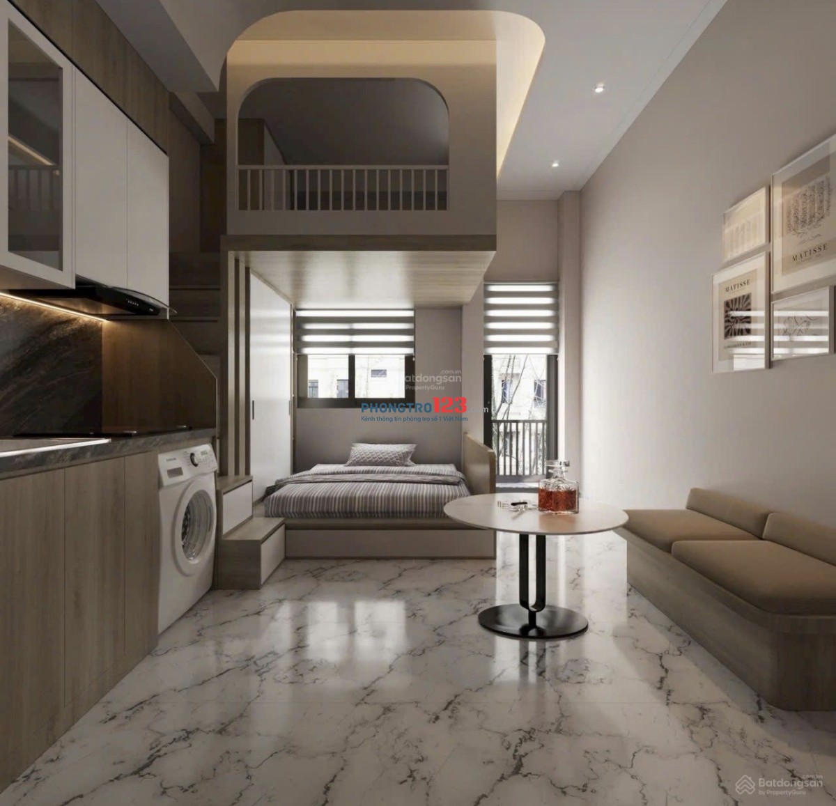 CĂN HỘ FULL NỘI THẤT BAN CÔNG NGAY ETOWN CỘNG HOÀ