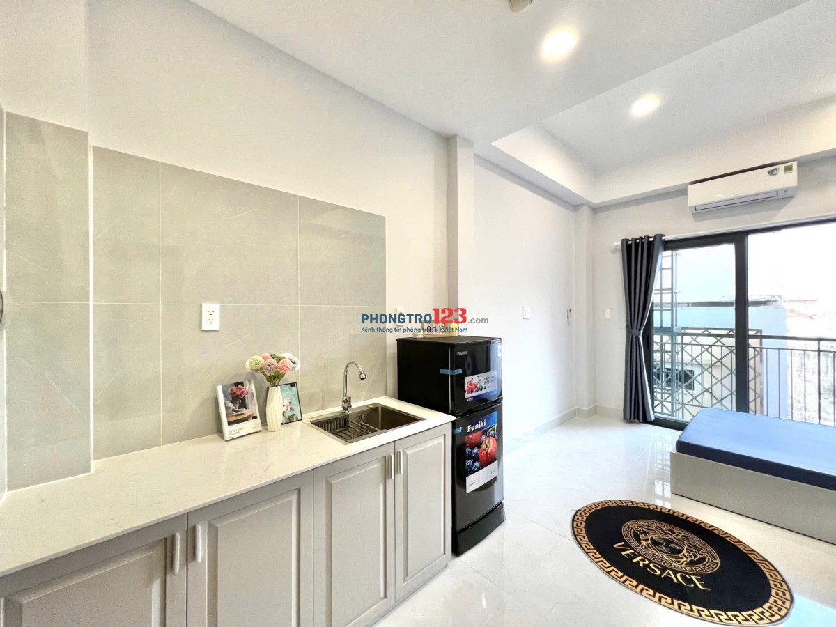 Cho thuê Căn hộ Studio Ban Công, đầy đủ Nội thất - 45m2 - 4tr9 | Nguyễn Sỹ Sách, Tân Bình