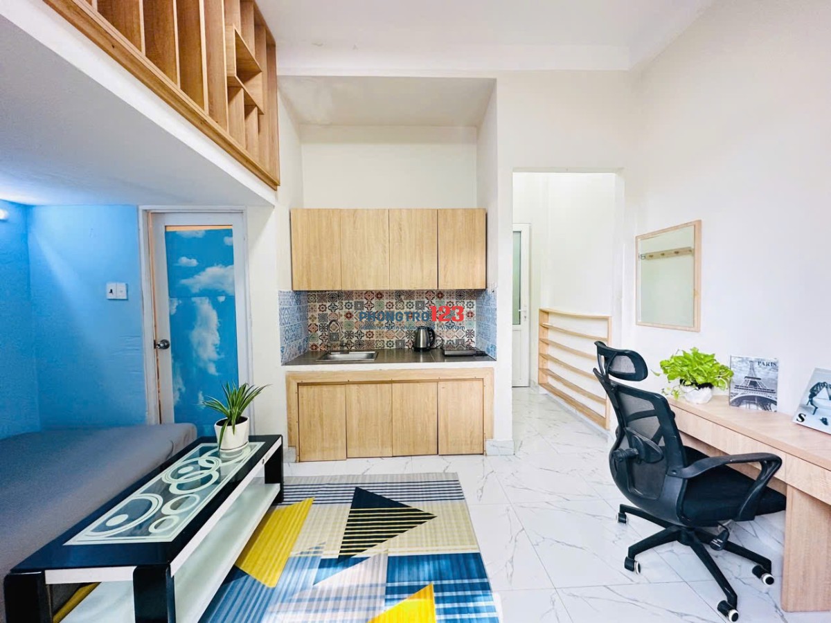 PHÒNG TRỌ GÁC LỬNG CÓ CỬA SỔ THOÁNG MÁT NGAY TRƯƠNG CÔNG ĐỊNH GẦN K300 ETOWN