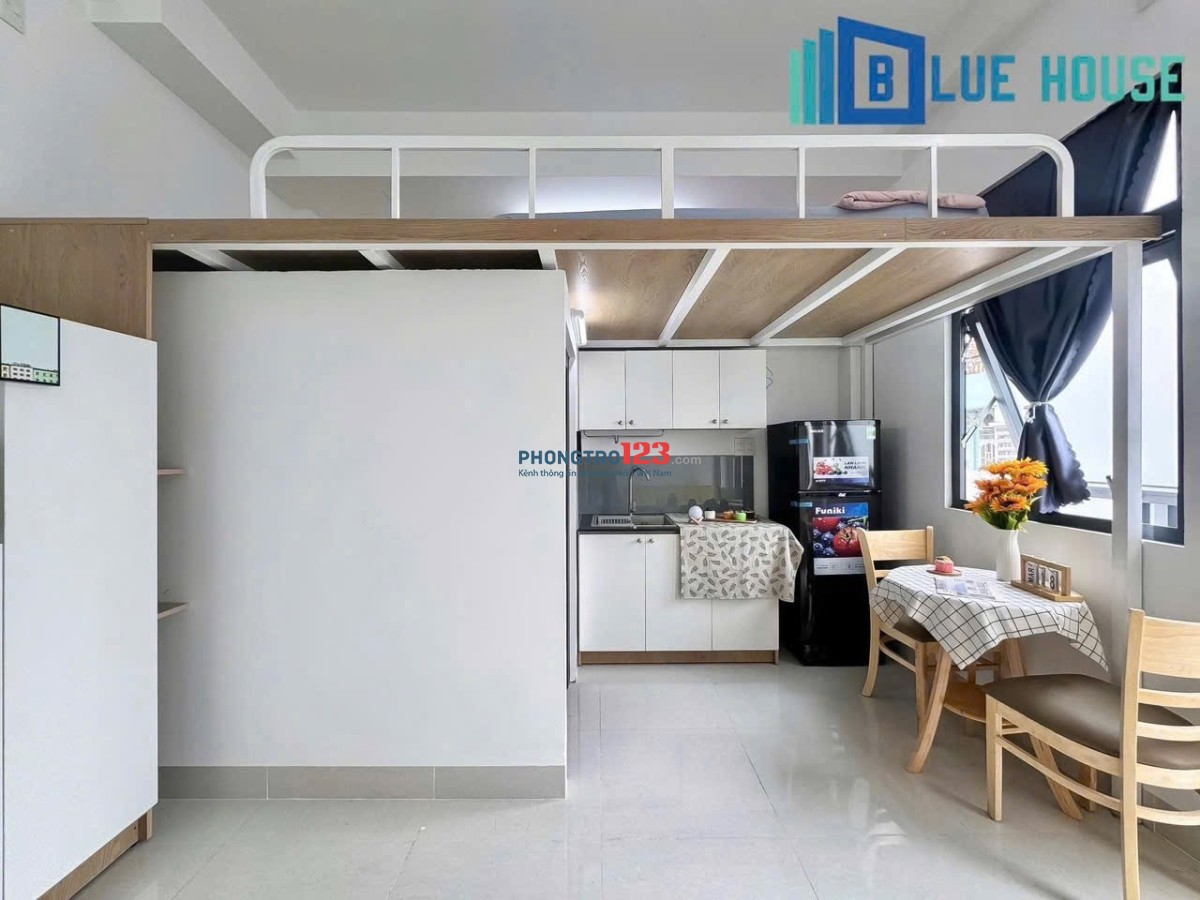 Cho thuê Căn hộ Duplex full nội thất – Ban công rộng thoáng mát, Máy giặt riêng – Gần Etown Cộng Hoà