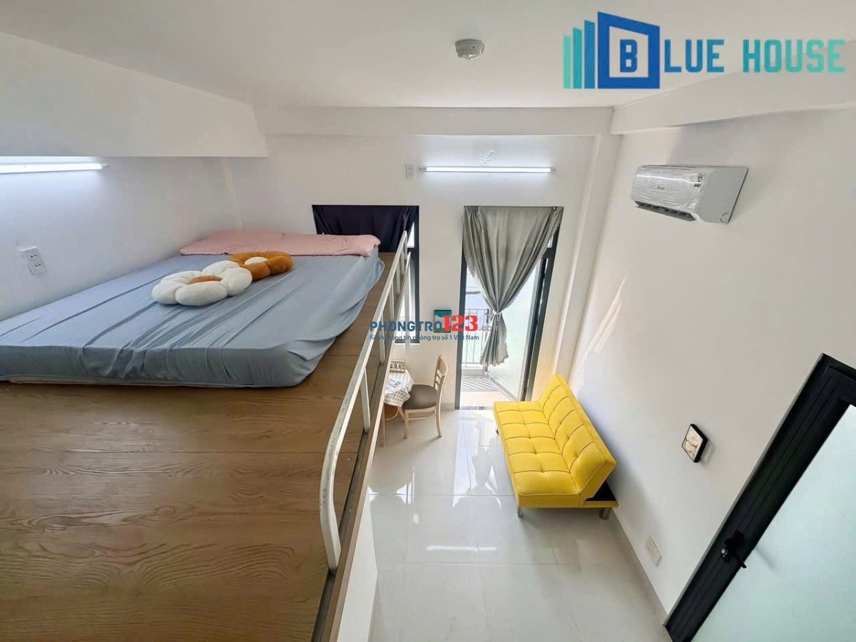 Cho thuê Căn hộ Duplex full nội thất – Ban công rộng thoáng mát, Máy giặt riêng – Gần Etown Cộng Hoà