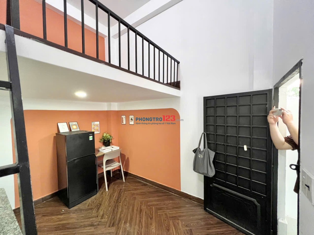 Cho thuê phòng trọ có gác 25m2 ở ngay công viên Hoàng Văn Thụ